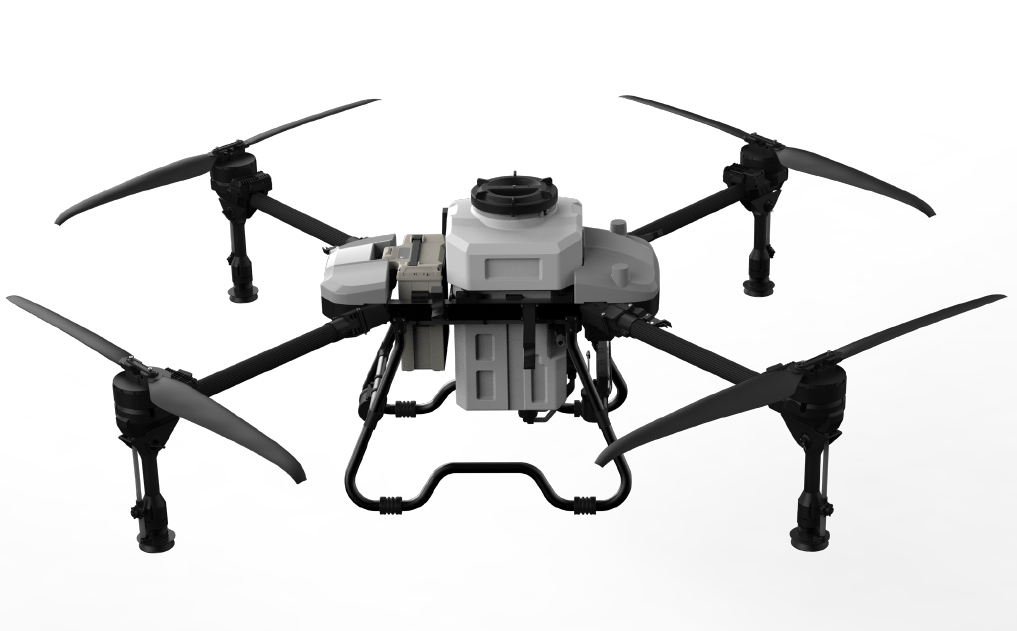 70L farming drone comes standard with 4 centrifugal nozzles and 2 brushless water pumps, which can be manually operated without the need to turn around, making it easy to operate